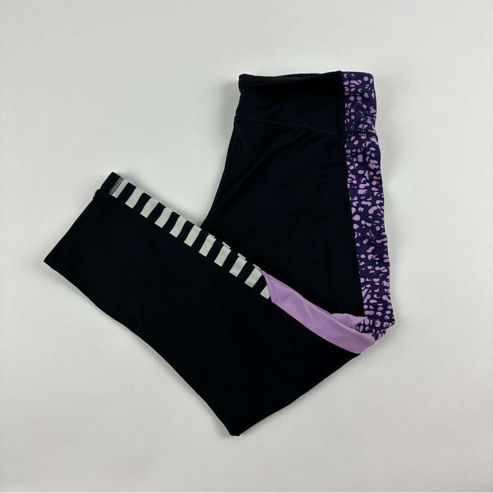 C9 Champion Leggings Women Small Black Purple - Picture 1 of 8